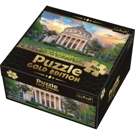 TREFL Puzzle Gold Edition: Rumunské Athenaeum, Bukurešť, Rumunsko 500 dílků 158467