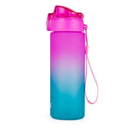 OXYBAG Láhev na pití OXY Click 600 ml OXY Ombre Blue-Pink 159135