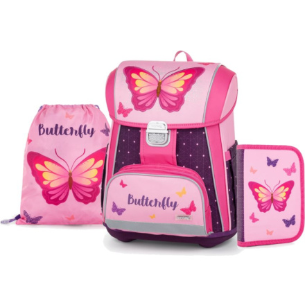 OXYBAG Školní set 3ks Premium Motýl 159328