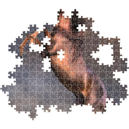 CLEMENTONI Puzzle Divoký rudý hřebec 500 dílků 159490