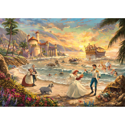 SCHMIDT Puzzle Disney: Malá mořská víla - Oslava lásky 1000 dílků 159553