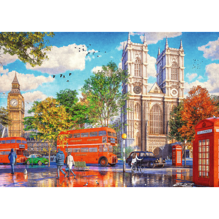 TREFL Puzzle Premium Plus Tea Time: Pohled na Londýn 1000 dílků 159671