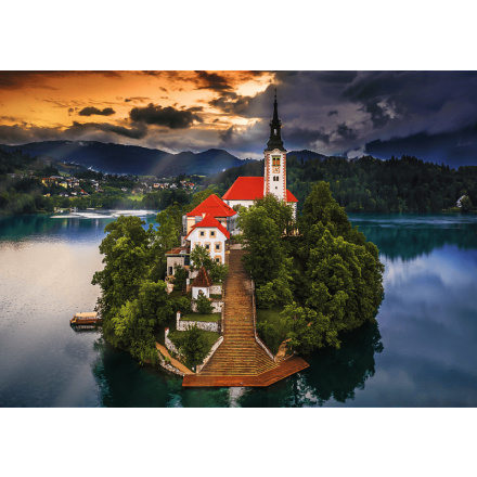 TREFL Puzzle Premium Plus Photo Odyssey: Bledské jezero 1000 dílků 159677
