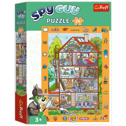 TREFL Puzzle s hledáním obrázků Spy Guy: V domě 24 dílků 159717