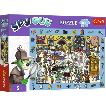 TREFL Puzzle s hledáním obrázků Spy Guy: Muzeum 100 dílků 159721
