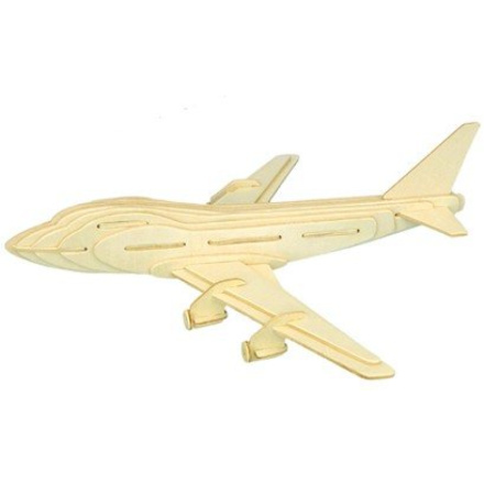 WOODEN TOY , WCK 3D puzzle Letadlo Boeing 747 2027