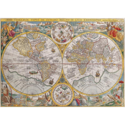 RAVENSBURGER Puzzle Mapa světa r.1594, 1500 dílků 2984