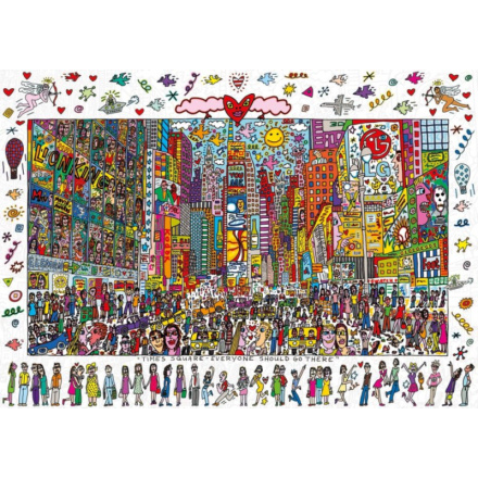RAVENSBURGER Puzzle Times Square - Everyone should go there 1000 dílků 3416