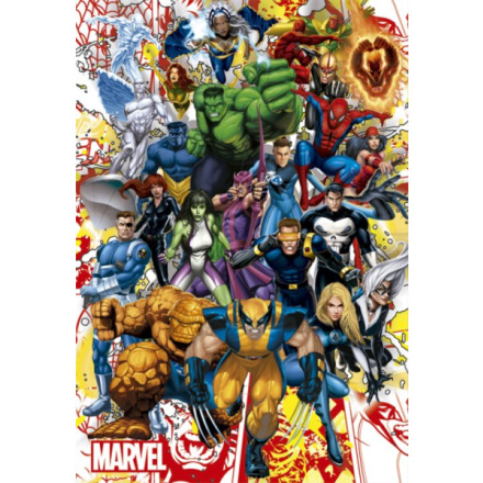 EDUCA Puzzle Hrdinové Marvel 500 dílků 4501