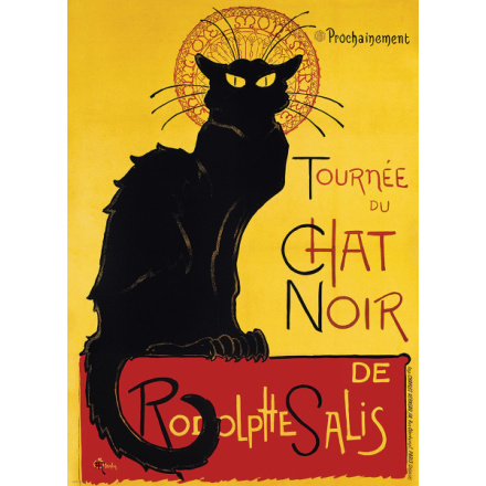 EUROGRAPHICS Puzzle Kabaret Le Chat noir - plakát 1000 dílků 5607