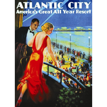 EUROGRAPHICS Puzzle Plakát: Atlantic City 1000 dílků 5725