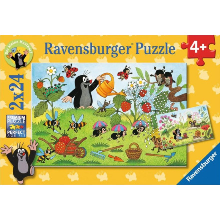 RAVENSBURGER Puzzle Krteček na zahrádce 2x24 dílků 5765