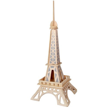 WOODEN TOY , WCK 3D puzzle Eiffelova věž mini 6909