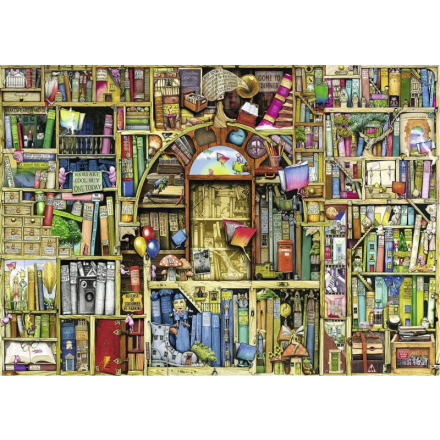 RAVENSBURGER Puzzle Bizarní knihovna 2, 1000 dílků 7571
