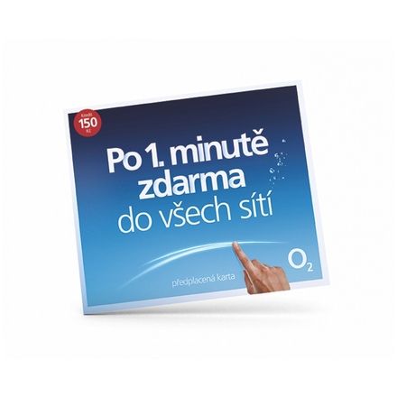 Sim karta O2 150kc kredit Tarif na DLOUHO