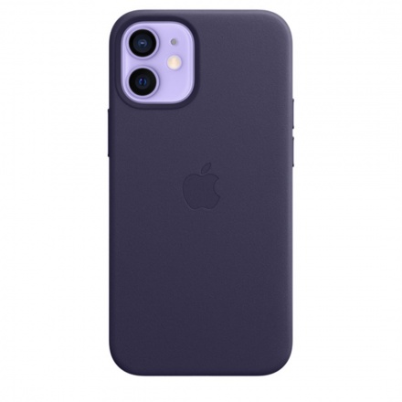 APPLE iPhone 12 mini Leather Case with MagSafe D.Violet, MJYQ3ZM/A