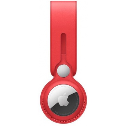 APPLE AirTag Leather Loop - (PRODUCT)RED / SK, MK0V3ZM/A
