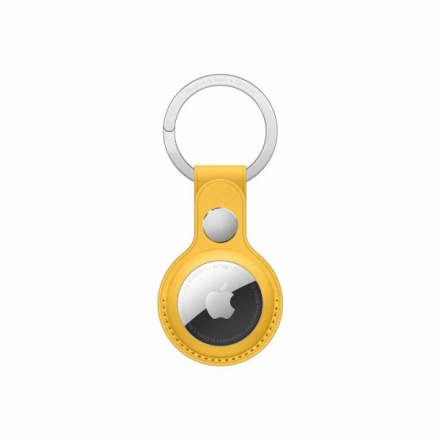 APPLE AirTag Leather Key Ring - Meyer Lemon / SK, MM063ZM/A