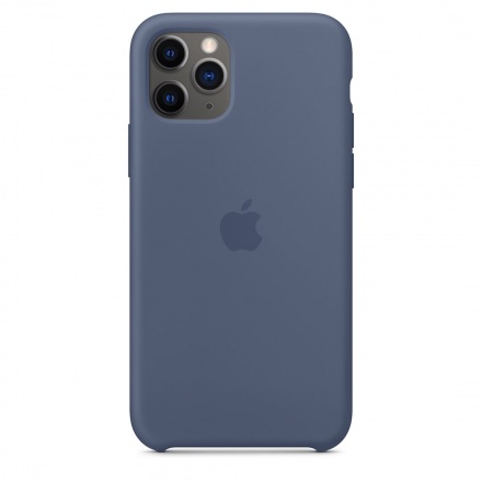 Apple iPhone 11 Pro Max Silicone Case - Alaskan Blue, MX032ZM/A