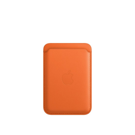 APPLE iPhone Leather Wallet with MagSafe - Orange, MPPY3ZM/A