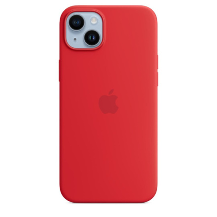 APPLE iPhone 14+ Silicone Case with MS - (PRODUCT)RED, MPT63ZM/A