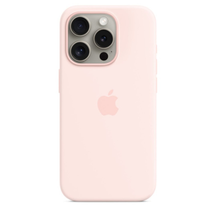 APPLE iPhone 15 ProMax Silicone Case MS - Light Pink, MT1U3ZM/A