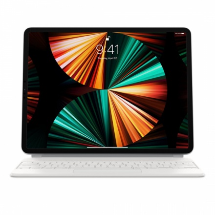 APPLE Magic Keyboard for 12.9"iPad Pro (5GEN) -IE-White, MJQL3Z/A