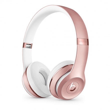 APPLE Beats Solo3 WL Headphones - Rose Gold, MX442EE/A