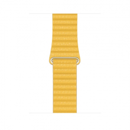 Apple Watch Acc/44/Meyer Lemon Leather Loop - Large, MXAE2ZM/A