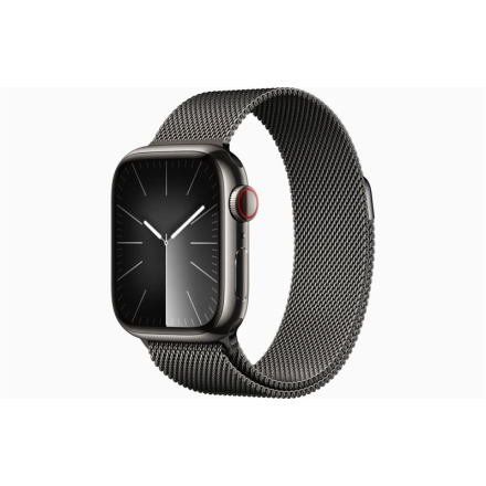 Apple Watch S9 Cell/45mm/Graphite/Elegant Band/Graphite, MRMX3QC/A