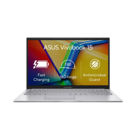ASUS Vivobook 15/X1504ZA/i5-1235U/15,6"/FHD/16GB/512GB SSD/Iris Xe/W11H/Silver/2R, X1504ZA-BQ147W