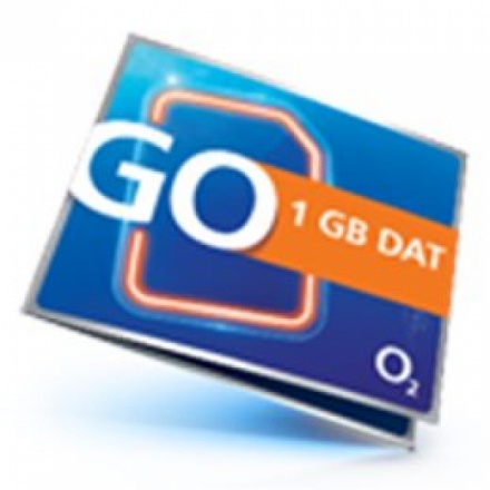 O2 Předplacená karta GO 1GB DAT, SMALLPGO.50V1G51A