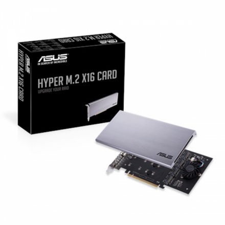 ASUS HYPER M.2 X16 CARD V2 - adaptér M.2 do PCIe, 90MC06P0-M0EAY0