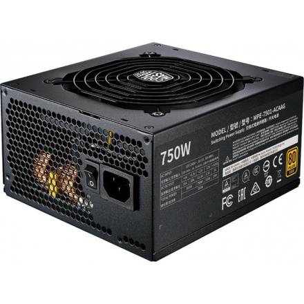 COOLER MASTER MWE GOLD-V2/750W/ATX/80PLUS Gold/Modular, MPE-7501-AFAAG-EU