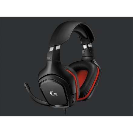 Náhlavní sada Logitech G332 Leatheratte - gaming headset, 981-000757