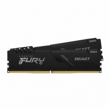 Kingston FURY Beast/DDR4/8GB/2666MHz/CL16/2x4GB/Black, KF426C16BBK2/8