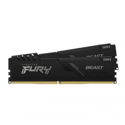 Kingston FURY Beast/DDR4/32GB/3733MHz/CL19/2x16GB/Black, KF437C19BB1K2/32