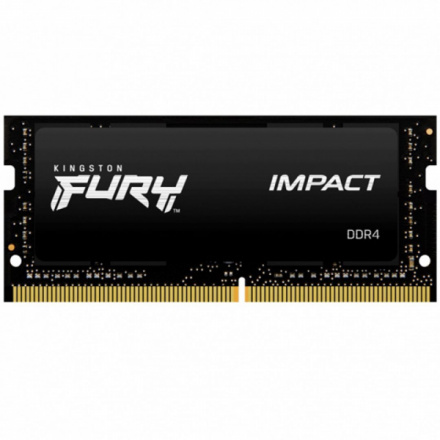 Kingston FURY Impact/SO-DIMM DDR4/16GB/3200MHz/CL20/1x16GB/Black, KF432S20IB/16