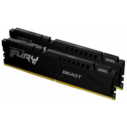Kingston FURY Beast/DDR5/16GB/5200MHz/CL40/2x8GB/Black, KF552C40BBK2-16