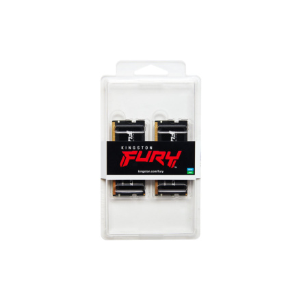 Kingston FURY Impact/SO-DIMM DDR5/32GB/4800MHz/CL38/2x16GB/Black, KF548S38IBK2-32