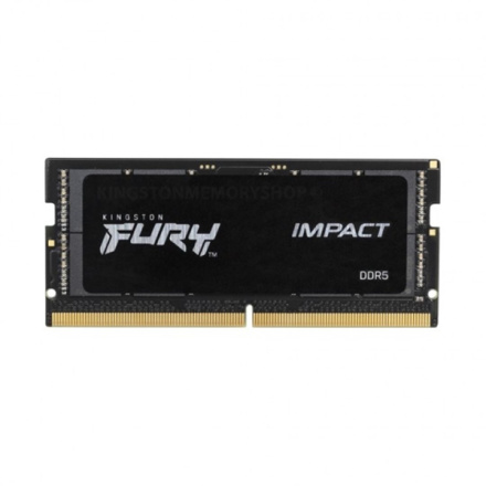 Kingston FURY Impact/SO-DIMM DDR5/16GB/6000MHz/CL38/1x16GB/Black, KF560S38IB-16