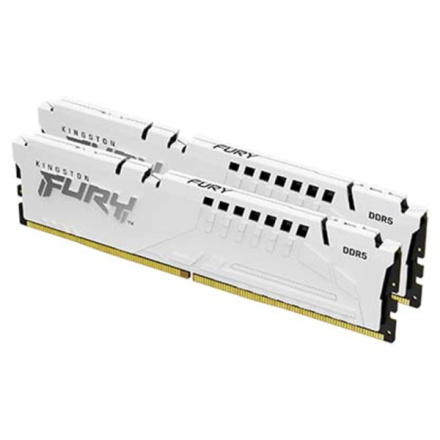 Kingston FURY Beast EXPO/DDR5/32GB/5200MHz/CL36/2x16GB/White, KF552C36BWEK2-32