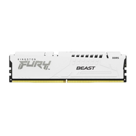 Kingston FURY Beast White/DDR5/32GB/5200MHz/CL40/1x32GB/White, KF552C40BW-32
