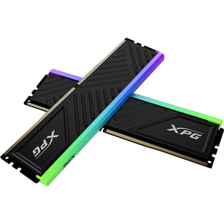 Adata XPG D35/DDR4/32GB/3200MHz/CL16/2x16GB/RGB/Black, AX4U320016G16A-DTBKD35G