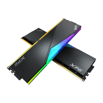 Adata Lancer/DDR5/32GB/5200MHz/CL38/2x16GB/RGB/Black, AX5U5200C3816G-DCLARBK