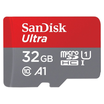 SanDisk Ultra/micro SDHC/32GB/120MBps/UHS-I U1 / Class 10/+ Adaptér, SDSQUA4-032G-GN6MA