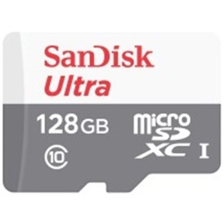 SanDisk Ultra/micro SDXC/128GB/100MBps/UHS-I U1 / Class 10, SDSQUNR-128G-GN6MN