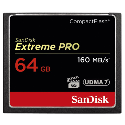 SanDisk Extreme Pro/CF/64GB/160MBps, SDCFXPS-064G-X46
