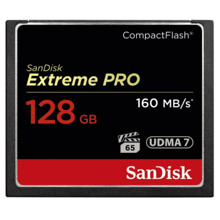 SanDisk Extreme Pro/CF/128GB/160MBps, SDCFXPS-128G-X46