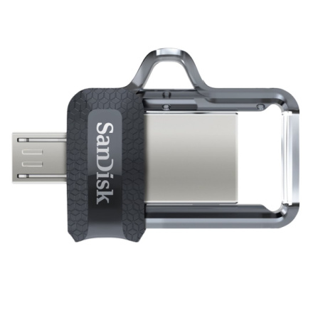 SanDisk Ultra Dual Drive/64GB/150MBps/USB 3.0/Micro USB + USB-A/Černá, SDDD3-064G-G46